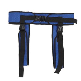Wheelchair Belt Support Vest Adjustable Wheelchair Belt Breathable Whole Body Blue Seatbelt