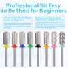 MagiBling Crystal Top Large Barrel 3/32'' Nail Drill Bits, Safety
