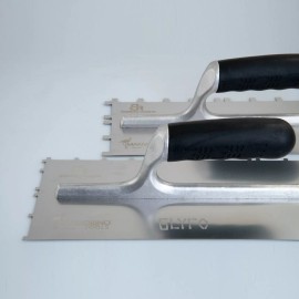 Marmorino Tools Glyfo Trowel 280x120x0.6 Size - THE EMOTION OF THE SIGNS