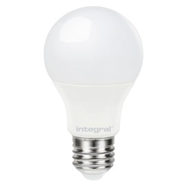 Integral LED GLS E27 806LM 9.5W EQ. to 60W 2700K DIMMABLE 80CRI 240° Frosted