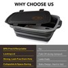 New LARGE Collapsible BBQ Prep Tub wtih LOCKING Lid &