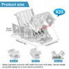 RGBZONE 25Pcs 8mm 4 Pin LED Connectors Gapless Solderless LED