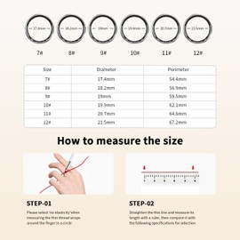 GenXenon Fitness Tracker Smart Ring - Black - Size 7- Step Counter, Heart Rate Blood Oxygen Sleep Tracker Health Ring, 5ATM Waterproof Long Battery Life Smart Rings Compatible with iOS & Android