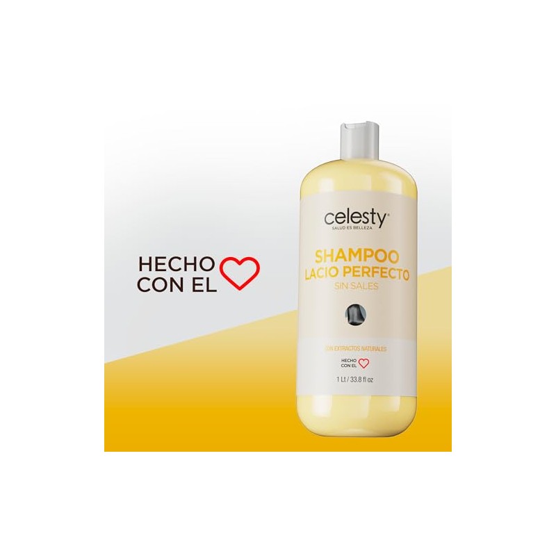CELESTY | Shampoo sin Sulfatos y Parabenos - Shampoo Lacio