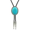 SELOVO Genuine Leather Bolo Tie for Men Native Western Created