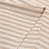 GAMUSI Rectangular Tablecloth Stripe Green Waterproof Fabric 100% Cotton Washable
