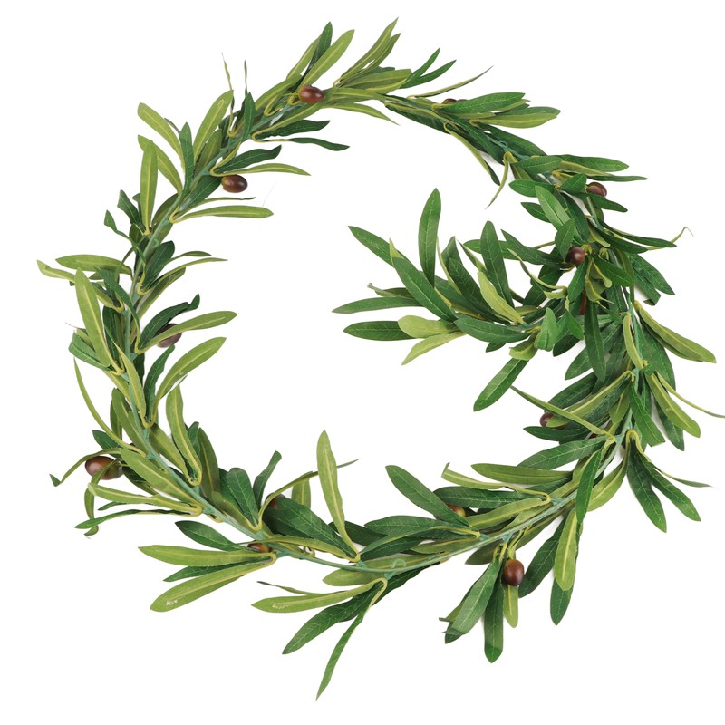 Olive Fruit Cane Wedding Backdrop Decoration Simulation Olive Leaf Cane