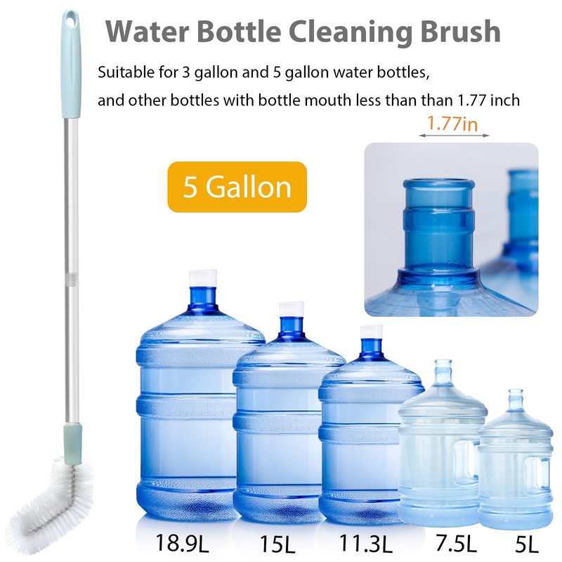 Water Bottle Cleaning Brush, 2 Pack 28inch Bendable Water Bottle