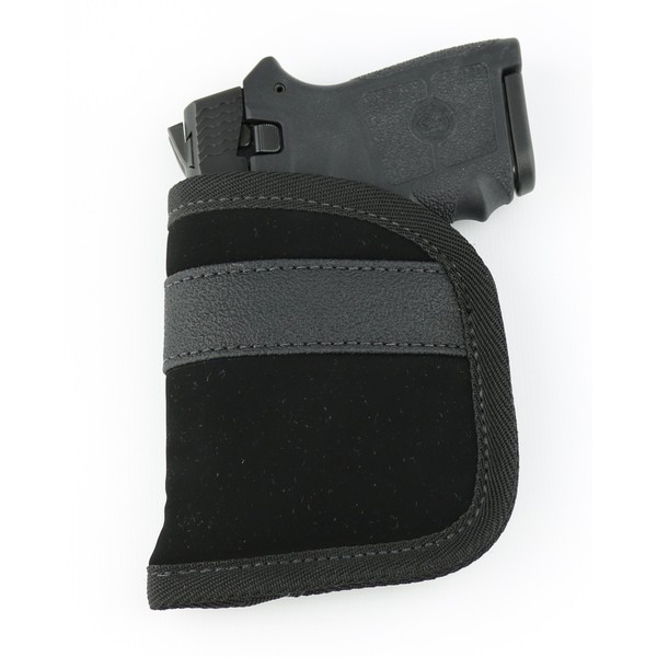 Ultimate Pocket Holster - Ultra Thin for Comfortable Concealed Carry - Compatible w/Most Pistols and Revolvers from Glock Ruger Taurus Smith and Wesson Kimber Beretta & More (Micro and Subcompact)