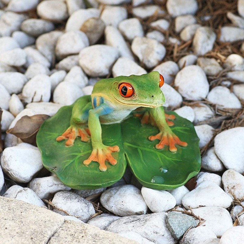 Devarier ca187a Frog Figurine, Redneck Frog, Resin, Perfect Gift