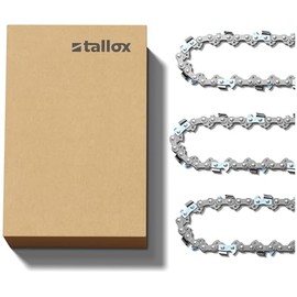3 tallox Saw Chains 3/8 Inch 1.6 mm 56 TG 37 cm Blade Full Chisel Version 2024 Compatible with Stihl