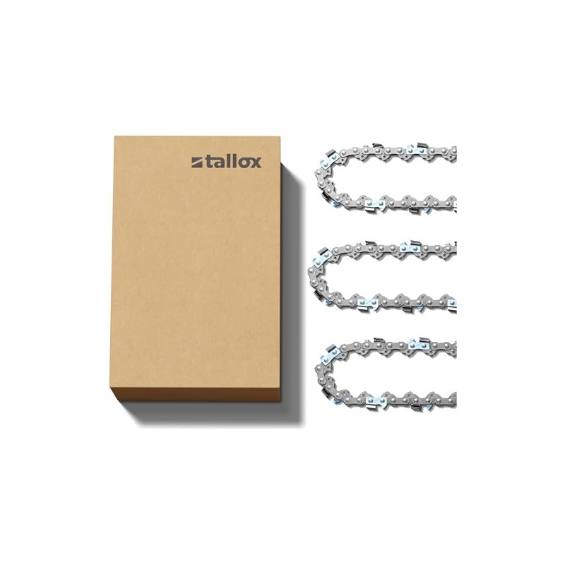 3 tallox Saw Chains 3/8 Inch 1.6 mm 56 TG