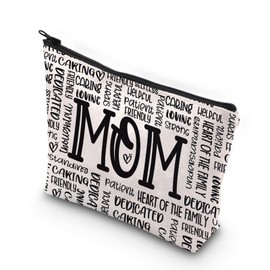 Mama MOM cosmetic bag funny birthday gift mom life gift Zipper Pouch Makeup Bag (Mom bag CA)