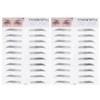 Beavorty Realistic Artificial Eyebrows Stencils for Sparse or Light Eyebrows
