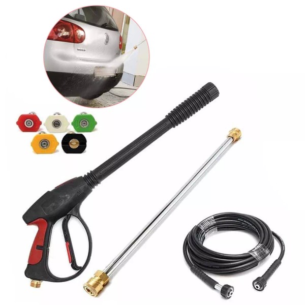High Pressure 3000PSI Car Power Washer Gun Spray Wand Lance