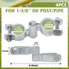 1-5/8" x 1-5/8" Chain Link Fence Gate Post Hinge Kit,