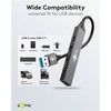 goobay 4-Port USB 3.2 Hub Slim, Multiple Plug, 5 Gbits,