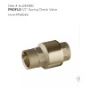 Proflo Spring Check Valve 1/2" PFXSCVD