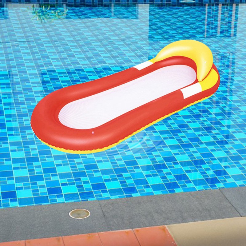 Swimming Pool Single Inflatable Floating Raft Lounge Floating Chair Water