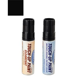 ColorRite Half-Ounce Jar for Subaru Legacy Automotive Touch-up Paint - Midnight Black Pri Metallic 08V - Value Package