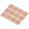 sourcing map Heatsink Copper Pad Shim 15mm x 15mm x