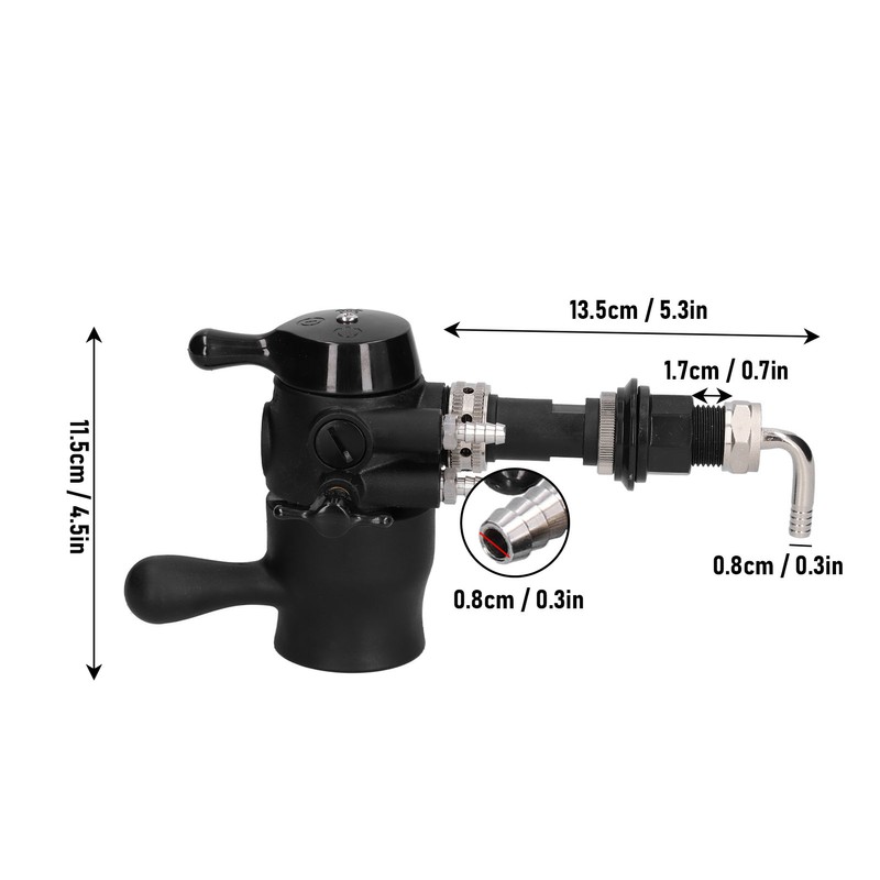 Craft Beer Defoaming Tap Device Set Beer Bottle Filling Faucet