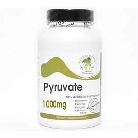 Pyruvate 1000mg ~ 100 Capsules - No Additives ~ Naturetition Supplements