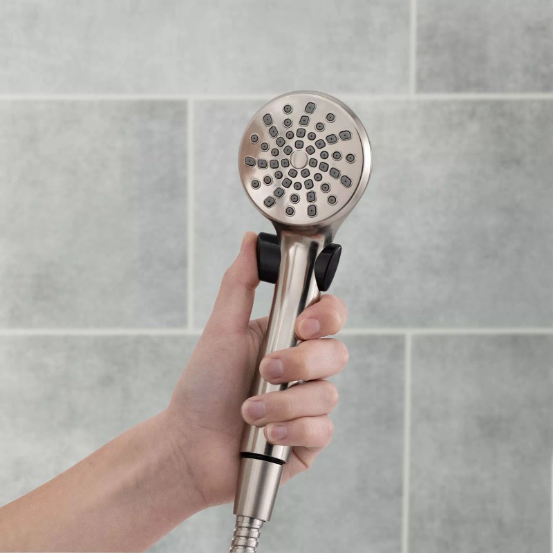 RecPro RV Handheld Shower Head with Hose and Shut Off
