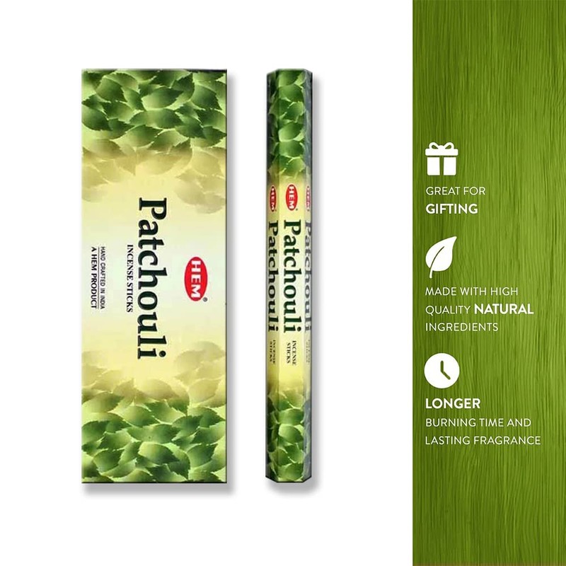 HEM Incense - Patchouli (Pack of 2 Boxes) Total 240