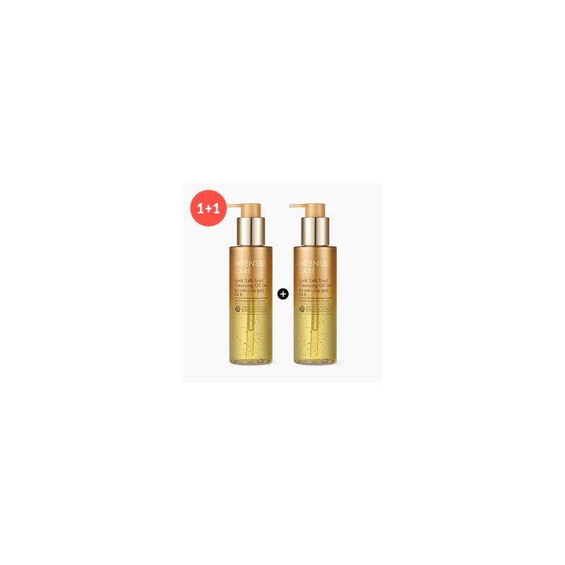 (1+1) Intense Care Gold 24K Snail Cleansing Oil Gel (Cleansing