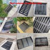 Cast Iron Drain Grate, 24 * 24in Outdoor Drain Cover,
