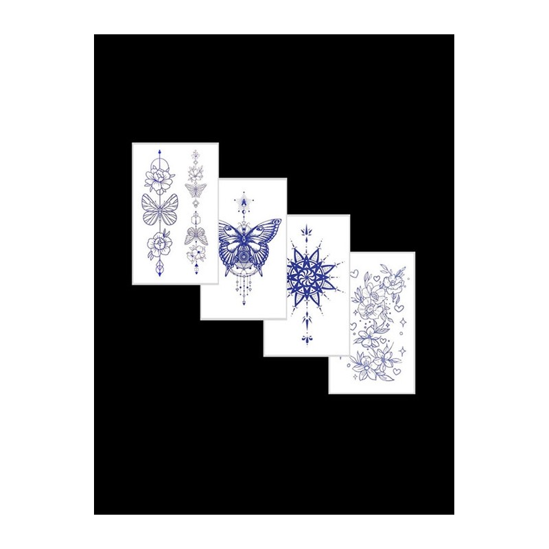 Waterproof Hippie Tattoo Sticker / 워터프루프 히피 타투 스티커