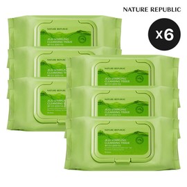 Nature Republic (현대Hmall)네이처리퍼블릭 6개묶음 네이처리퍼블릭 제주 탄산 클렌징 티슈 (총 300매) (Nature Republic) Nature Republic Jeju Carbonated Cleansing Tissue Bundle of 6 (Total 300 Sheets)
