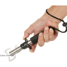 WADY Professional Fish Lip Gripper Holder, Portable Stainless Steel Fish Lip Grip, Fishing Lip Grip, Fish Grabber, Durable Fish Gripper, Fish Holder, Secure Fish Lip Gripper for Fishing Enthusiasts