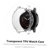 WOONEKY Electroplating TPU Protective Shell for Smartwatch Transparent Scratch-Resistant Screen