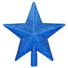 SULOLI Christmas Tree Star Blue,Blue Christmas Tree Topper Blue Star