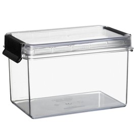 Plast Team Oslo System Box 1.2 L, Plastic, White/Black, One Size