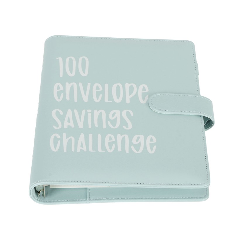 100 Envelopes Challenge Binder Waterproof A5 Money Saving Budget Binder