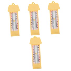 LABRIMP 4pcs Maximum and Minimum Monitor Greenhouse Thermometer Accurate Indoor Wall Hygrometer for Garden Humidity Measurement Celsius Fahrenheit