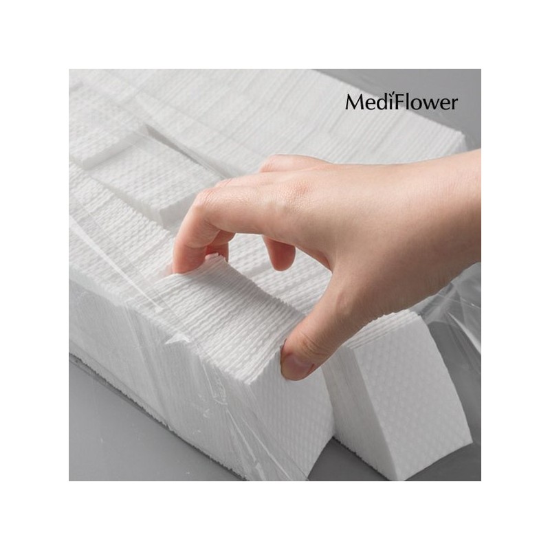 Mediflower 대용량 클린 코튼 엠보싱 화장솜 메가팩 1000매 Large Capacity