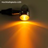 evermotor Chrome CNC 12 V 4 Pieces Mini Motorcycle LED