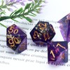 Haxtec Sharp Edge Dice Set Resin DND Dice With Case