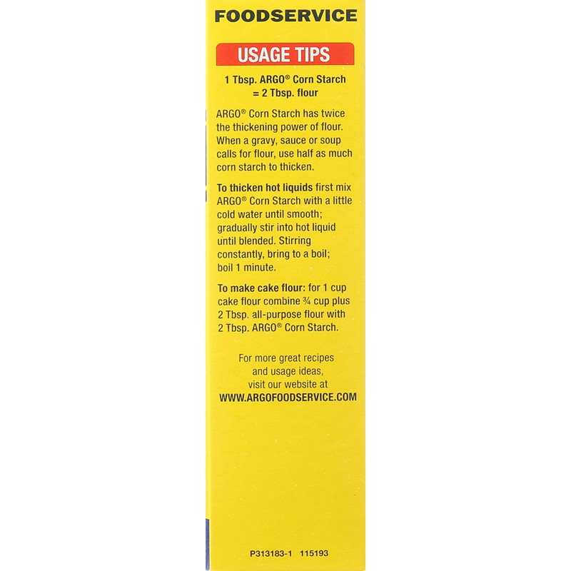 Argo, Cornstarch, 1 Pound(LB), 2 Pack