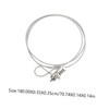 OSALADI 1.8m Laptop Locking Cable Security Lock Resettable Code Anti-Theft