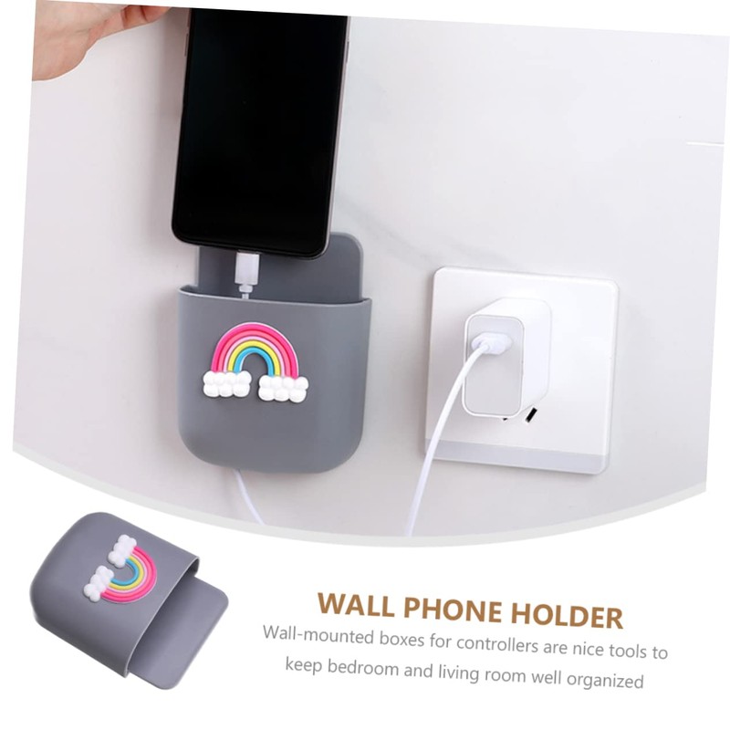 LALAFINA Stylish 6pcs Wall Pen Holder Wall Remote Holder Keep