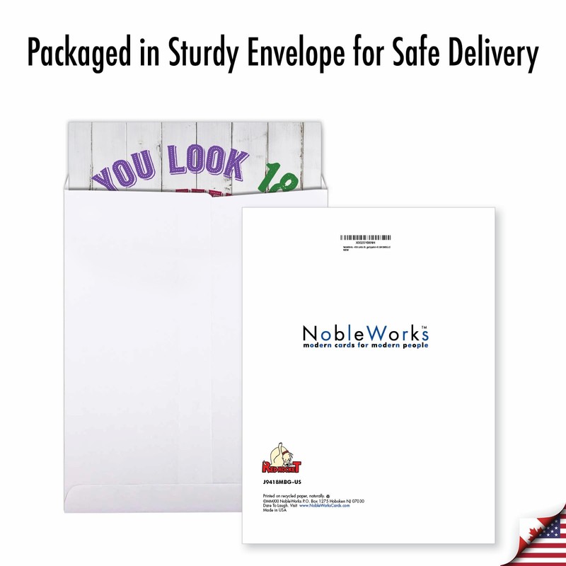 NobleWorks, Age Equation-45 - Hysterical Milestone Birthday Card Greeting Card