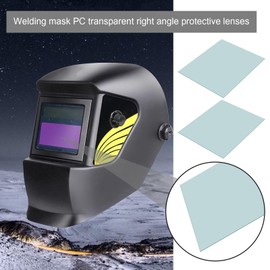 ECSiNG Pack of 10 Welding Protection Lenses Welding Mask Replacement Transparent Plastic Lens Cap 110 mm x 90 mm x 1 mm for Welding Helmet