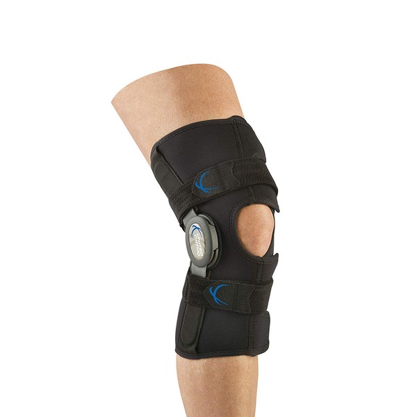 United Ortho 300290-09 Short Neoprene Wraparound Hinged Knee Brace, XX