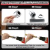 1/2"&3/4"&1" Copper Pipe Cleaner for Drill with 1/4" Hex Shank