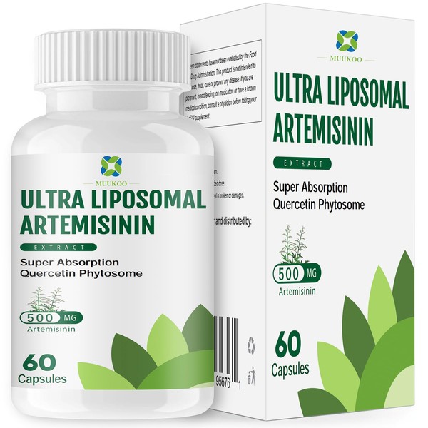 MuuKoo 500 mg Artemisinin,Supports Healthy Aging, Digestion, and Immunity -